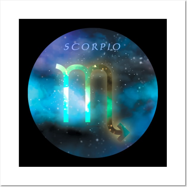 Scorpio Galaxian Wall Art by crtswerks